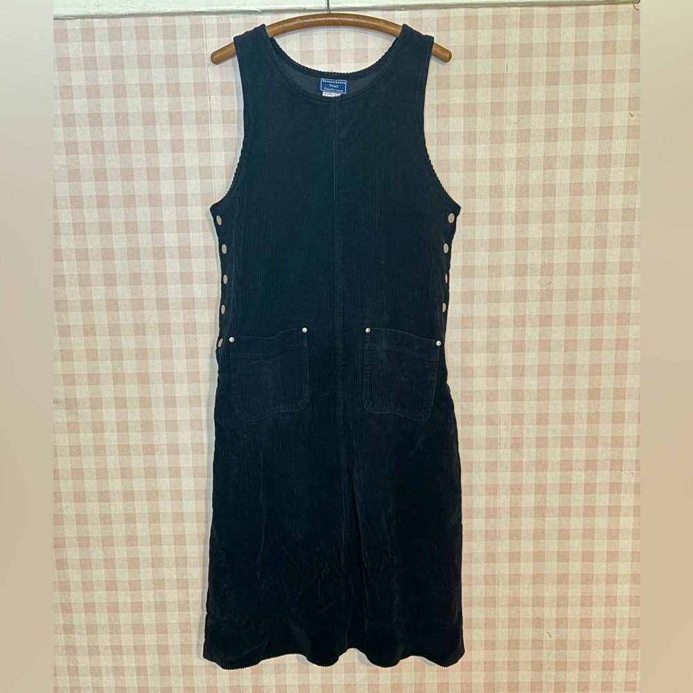 Vintage Black Corduroy Jumper